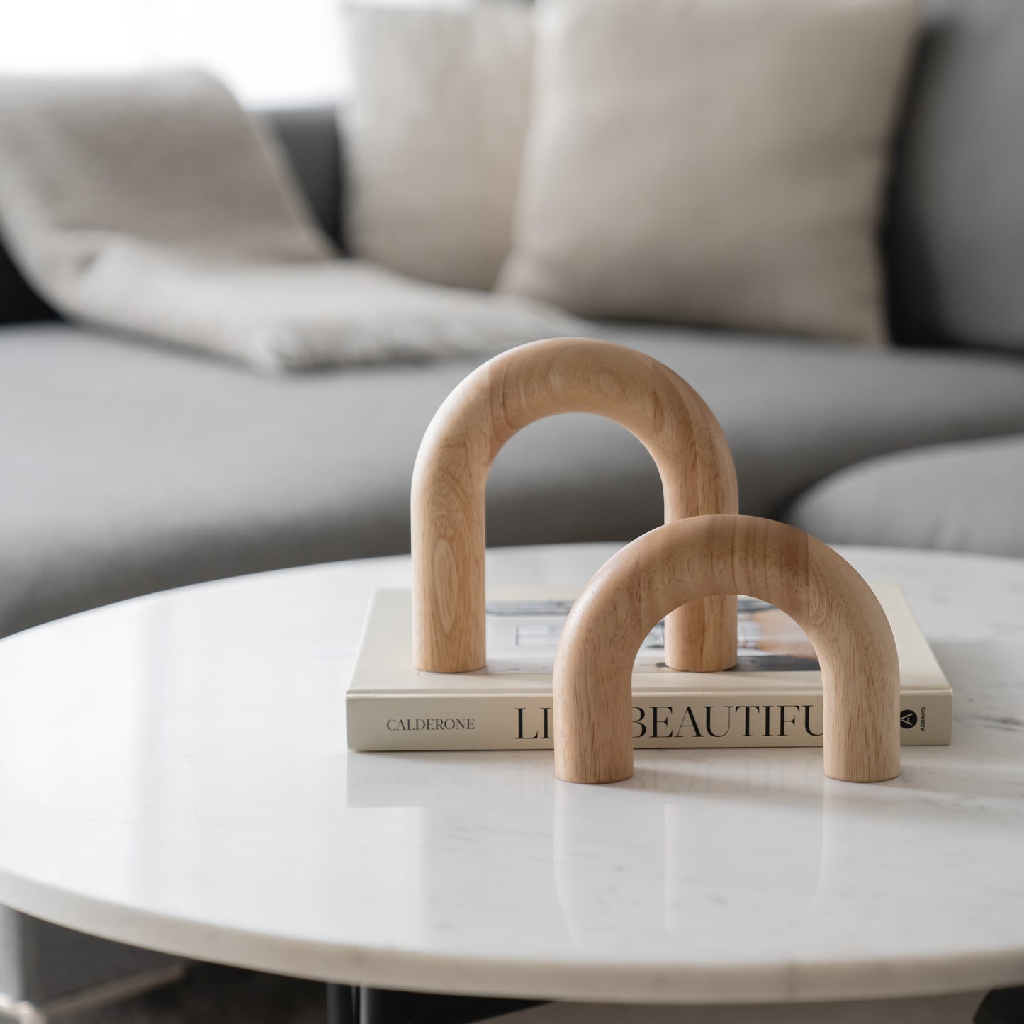 Wood Arch Decorative Objects - Create a cozy and inviting atmosphere with our handcrafted wooden arch decor pieces