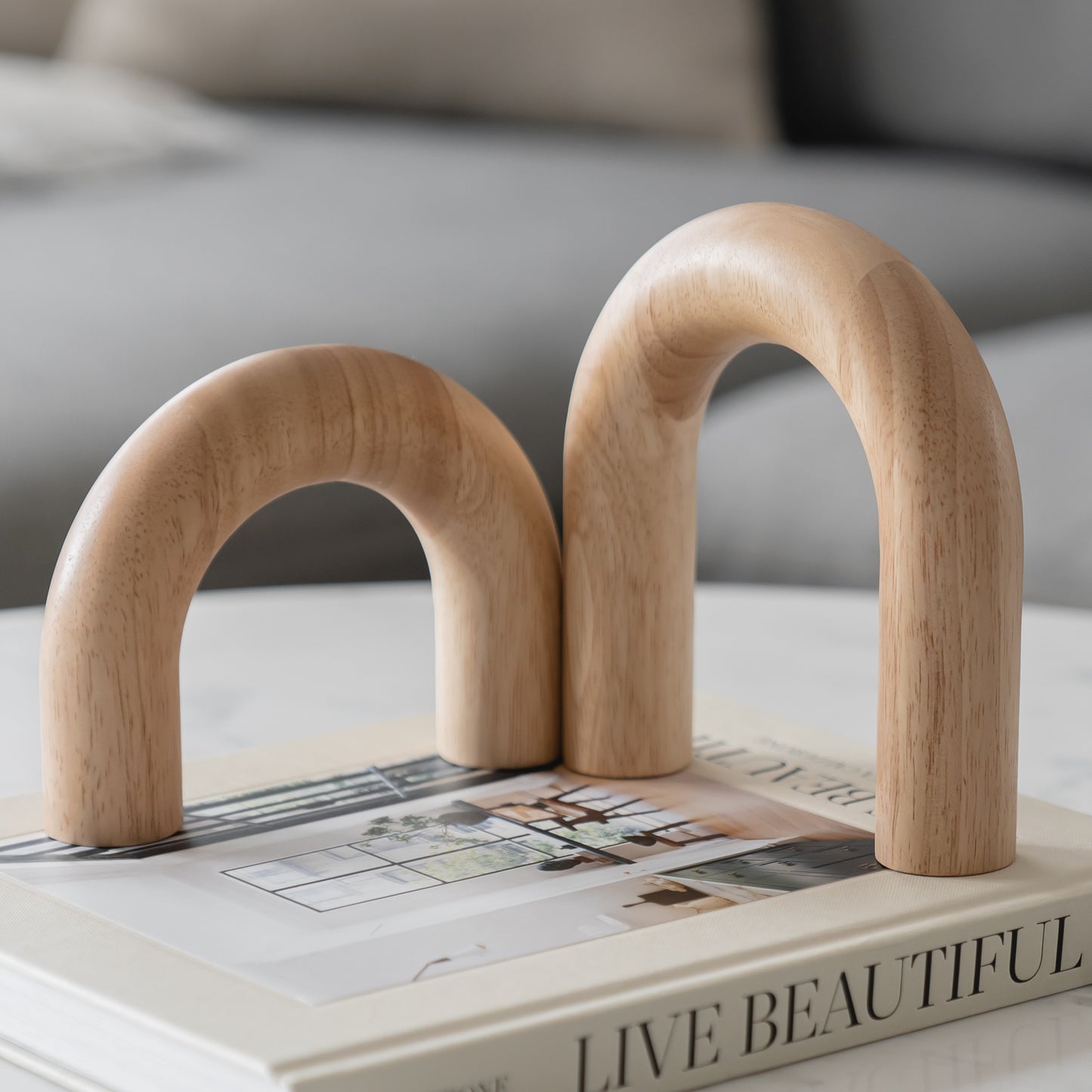 Wood Arch Decorative Objects - Create a cozy and inviting atmosphere with our handcrafted wooden arch decor pieces