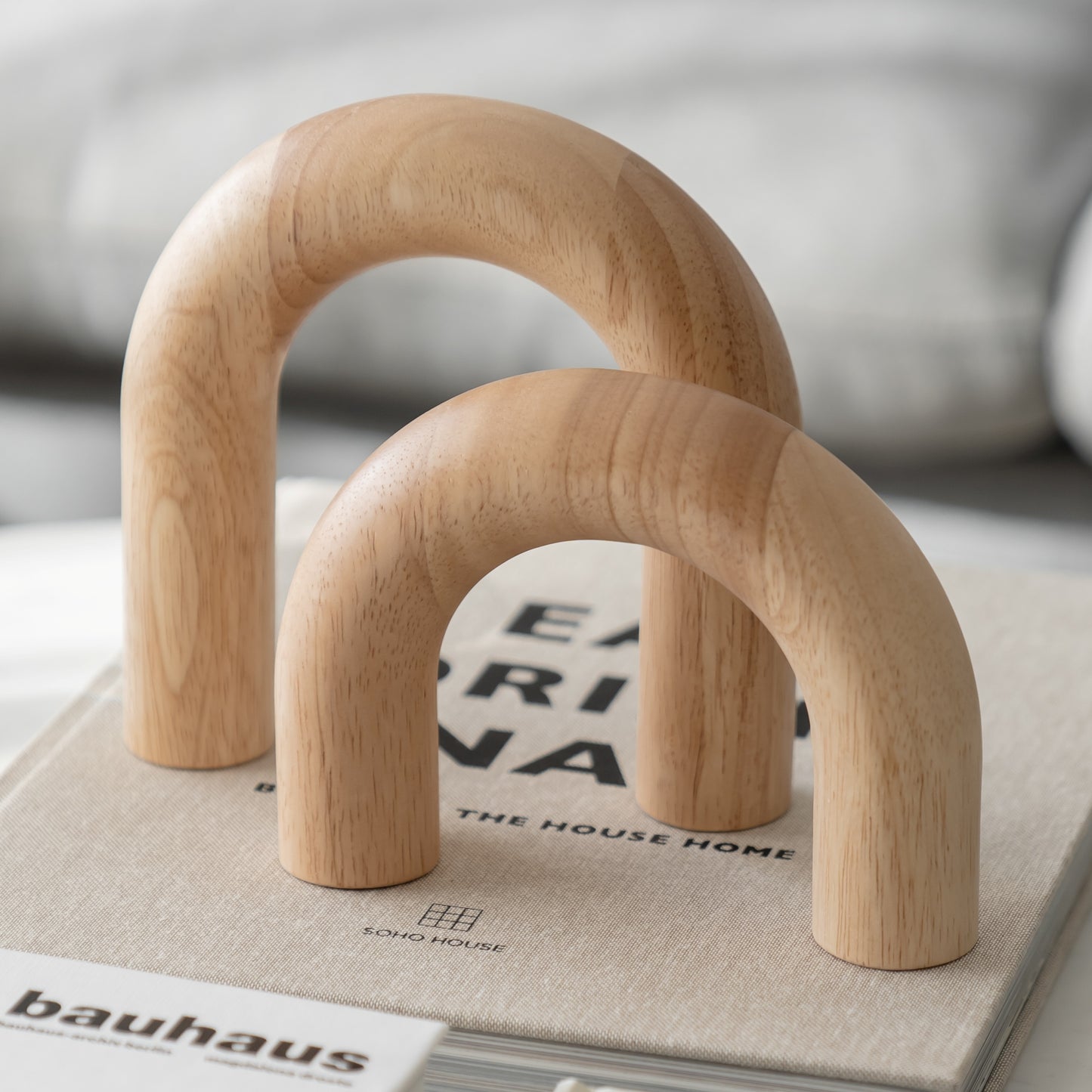 Wood Arch Decorative Objects - Create a cozy and inviting atmosphere with our handcrafted wooden arch decor pieces